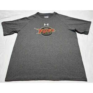 INDY FUEL Hockey Under Armour Shirt Short Sleeve Men's Large MINOR LEAGUE UA